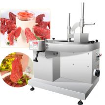 High Efficiency Fresh Meat Slicer Cutting Machine Commercial Fresh Meat Beef and Mutton Roll Meat Slicing Machine