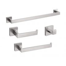 Bad Hardware Set Bad Zubehör Schwarz Robe Haken Handtuch Schiene Bar Rack Bar Regal Seidenpapier Halter Zahnbürste Halter