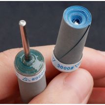 5Pcs Zylinder Schleifpapier Stange Schleifband Schleifpapier Schleifen Polieren Rad Elektrische Bohrer Zubehör Mit 2,35mm Dorn