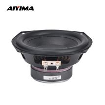 AIYIMA 1 Stück 5,25 Zoll Subwoofer-Lautsprecher 4 Ohm 30W Gummigefütterter Tieftöner Super-Bass-Lautsprecher für Regallautsprecher