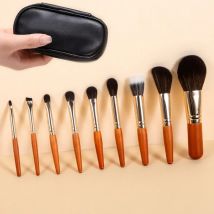 9 Teile/los Mini Make-Up Pinsel Set Tragbare Reise Kosmetik Pinsel Kit Lidschatten Foundation Pulver Pinsel Schönheit Make-Up-Tools