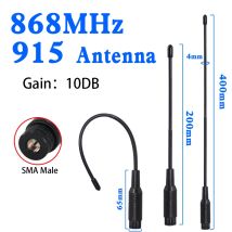 Antena suave NB-iot 915mhz/900/840/868/902-928, módulo de lectura de medidor UAV, antena flexible omnidireccional de alta ganancia, látigo suave SMA