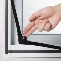 2024 Insekt Magnetischer Fenstergitter Tüll Mesh Stealth Anpassen DIY Sommer Mesh Vorhang Abnehmbares waschbares Anti-Fliegen-Moskitonetz