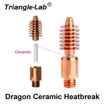 Triangle lab dragon heatbreak keramik kern hoch temperatur verschleiß fest für gf cr metall leuchtendes filament drachen hotend