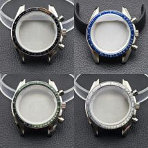 Multifunctional 39.7mm Speedmaster Watch Case Suitable for FIT VK63/64 Quartz Movement for OMG Watch Parts Fits 20mm Strap Case