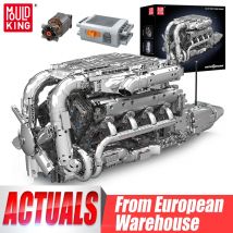 Mold King 10168 Technical Car Engine Toys il motorizzato V8 Tmin-turbo Engine Building Block Brick Set regalo di natale per bambini