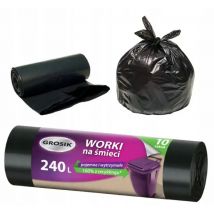 Jan Essential Müllsäcke 240L 10 Stück superstark schwarz