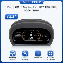 AUTOTOP 12,3" 1920*720 Linux Digital Cluster für BMW 1er E81 E82 E87 E88 2006-2015 Auto LCD Dash Panel Tachometer Instr