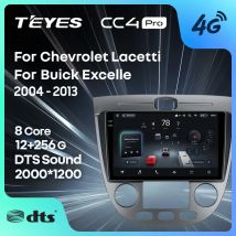 TEYES CC4 PRO Dla Chevrolet Lacetti J200 2004 - 2013 Dla Buick Excelle Hrv 2004 - 2013 CarPlay 2DIN Radio Samochodowe z CarPlay Multimedia Stereo