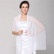 Reine Farbe Frauen Schals Wraps für Abendkleider Braut Brautjungfer Hochzeit Bolero Schal Dame Party Umhänge Dekoration Schal