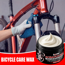 KJM Cera per manutenzione biciclette per la riparazione dei graffi e il miglioramento della lucentezza - Crema lucidante multisuperficie per mountain bike e altro ancora