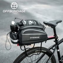 OFFBONDAGE Hartschalen-Fahrrad-Kofferraumtasche, große Kapazität, Fahrrad-Umhängetasche, wasserdichte Fahrrad-Rücksitz-Rack-Tasche für MTB, Radfahren, E-Bike