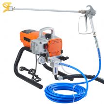 SucceBuy 1500W 1800W Pro Airless Spruzzatore di vernice per pareti Pistola a spruzzo elettrica Pistola a spruzzo regolabile Macchina a spruzzo di vernice per pareti