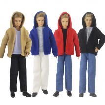 30cm Puppe Ken Puppe Kleidung lässige Oberbekleidung Pullover Weste Hosen Ken Schuhe tägliche Kleidung für Puppe Freund Ken Stoff Zubehör