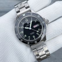 STEELFLIER Official SF787 Dive Luxury Wristwatches Double Calendar NH36 Movement Super Luminous 200M Waterproof Mechanical Watch