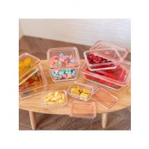 1/6 1/12 Dollhouse Miniature Items Food Container Mini Crisper Fruit Box Blyth Doll Kitchen Furniture Decoration Accessories Toy