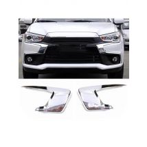 6402A New 1PCS Front Bumper Chrome Molding Strip Headlight Trim Panel For Mitsubishi ASX 2016-2019
