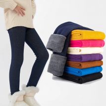 SheeCute Pantaloni invernali caldi per ragazze Leggings foderati in pile per bambini da 3-11 anni SCW7101