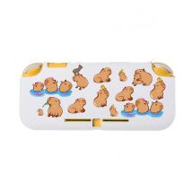 Kawaii Cute Capybara Nintendo Switch Lite Case Funda Pink Soft TPU Skin Shell Cover NS Lite Console Gaming Accessories