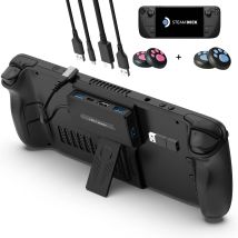 Tragbare Steam Deck Dock 5-in-1 USB C Hub Docking Station mit 3*USB A 4K@60H USB C PD 100W Max Stand Basis Zubehör