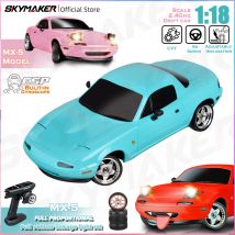Skymaker LDRC LD1804 1/18 RC Drift Car MX5 2.4GHz RWD con ESP Giroscopio su strada Luci a LED Scala completa RC Auto Giocattolo per bambini Regalo