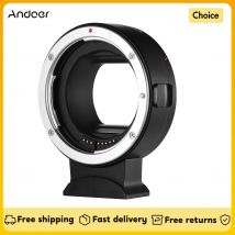 Andoer EF-EOS R Auto Focus Camera Lens Adapter Ring IS Image for Canon EF EF-S Lens to Canon EOS R RF Mount Full Frame Camera