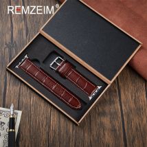 Vintage-Lederarmband für Apple Watch 38/40/41/42/44/45/46/49 mm Bambusarmbänder für Iwatch 10 9 8 7 6 5 4 3 2 1 Se Ultra 2