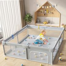 Box per bambini grande per bambini con protezione in schiuma Parco giochi per bambini per bambini da 0 a 6 anni Box per palline per bambini Sicurezza per bambini per interni F