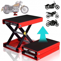 Motorrad-Hubtisch, 500 kg, robust, hydraulischer Hub, breites Deck, Scherenhebebühne, Tischfußständer, Wagenheber für Dirt Bike, ATV-Motor