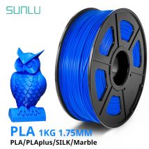 SUNLU-filamento PLA para mármol de seda, 1KG, 1,75 MM, PLAPLUS, 2,2 libras, impresión 3D sin burbujas, inodoro, No tóxico, sin obstrucciones, Biodegradable