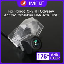JMCQ telecamera per retromarcia a 175 ° AHD 1080P CVBS telecamera per retromarcia per auto per Honda CRV Odyssey Accord Crosstour FR-V Fit Jazz HRV CRZ CRX