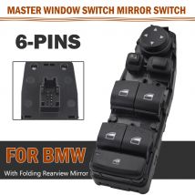 Mit klappbarem Rückspiegel-Fensterheberschalter für BMW 1 3 5er Serie X1 F48 F49 F20 X3 F10 F30 F07 F11 F06 F25 61319362107