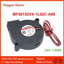 Neue Für SUNON MF50152VX-1L02C-A99 5015 50*50*15MM 24V 1,95 W 2Pin 3D Drucker kreisel Turbine Gebläse Lüfter