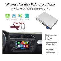 Carplay Android Auto per VW Golf 7 MIB1/MIB2 Tiguan Lamando Magotan Phiang Teramont con supporto per telecamere aftermarket OEM