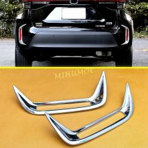 Para Toyota Yaris Cross 2021 2022 2023 2024 2025 Reflector de parachoques trasero cromado cubierta de luz antiniebla adornos