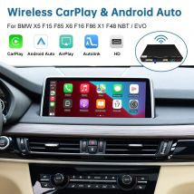Wireless CarPlay Module For BMW X5 F15 F85 X6 F16 F86 X1 F48 NBT EVO,with Android Auto Mirror Link AirPlay Car Play Functions