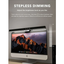 Lampa komputerowa 50 cm, listwa oświetleniowa do monitora, lampka wisząca na ekran, płynne ściemnianie, lampka biurkowa USB do nauki, lampka do czytania, lampka na monitor stołowy.