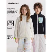 Coldelement Kinder-Fleece-gefüttertes Oberteil – Unisex-Outdoor-Thermojacke für Herbst und Winter, perfekte warme Schicht zum Skifahren, aktives Spielen