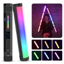 Ulanzi vl110 handheld rgb licht röhre stick video weiches licht 2500-9000k led fotografie stick led lichts tab wiederauf ladbar