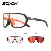 SCVCN Cycling Glasses Photochromic Mens Sunglasses for Mountain Bike Road Bicycle Eyewear Cycle Goggles Sports UV400 MTB