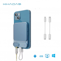 Khadas Tea DAC USB portatile, amplificatore magnetico per cuffie Bluetooth, riproduzione 8 ore, ES9281AC Pro, supporto APP, PCM 384KHz, DSD 256