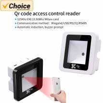 DC12V Dual-Frequency (EM/MF) RFID/Barcode/QR Code Access Controller – RS485/RS232/USB Multi-Interface-Leser für Einstiegsysteme