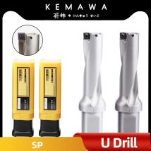 KEMAWA SP Bohrer Bites Einsatz Bohrer Metall Bohrer Bits 13mm-50mm Tiefe 2D 3D 4D Wendeschneidplatten U Bohrer Biss Maschinen Drehmaschinen CNC Wasser