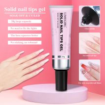 LIMEGIRL 20g/30g Starke Nagelspitzen Kleber Gel UV für Nägel Strass Harz Edelstein Schmuck DIY Dekorationen Kleber Nagel Fake Kleber