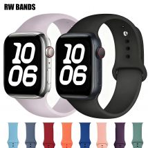  Original Silicone Strap For Apple Watch Band 46mm 42mm 41mm 45mm 40mm 49mm Bracelet iwatch Serie11 10 9 7 4 5 6 8 SE Ultra 2 3