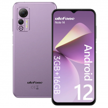 Ulefone Note 14 Smartphone 4500mAh Android 12 pulgadas 16 Go ROM 13MP 4G Teléfono portátil 3 tarjetas/ranura de desbloqueo