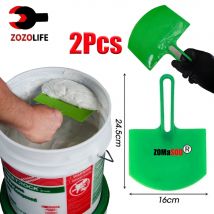 1/2 pz Curvo Secchio Scoop Raschietto Spackle Vernice Stucco Coltello Cartongesso Finitura Gesso Raschiare Decalcomanie Patch Strumenti di Costruzione