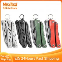 NexTool Mini insignia rojo/verde 10 en 1 herramienta de mano EDC plegable multifuncional destornillador Mini alicates abridor de botellas al aire libre