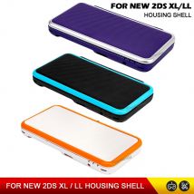 3 FARBEN Vollständiges Gehäuse für NEW2DSXL 2DSXL LL Ersatz-Vollgehäuse-Shell-Hülle für NEUE 2DS XL-Spielekonsolen-Shell-Hülle