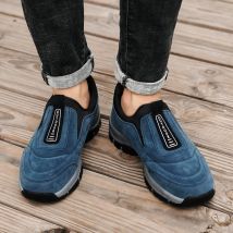 Lefu Shoes Herren-Freizeitsportschuhe, Designer-Wildleder, flache Arbeitsschuhe, Herren-Jeansstiefel, geeignet für soziale Schuhe für Herren in allen Jahreszeiten